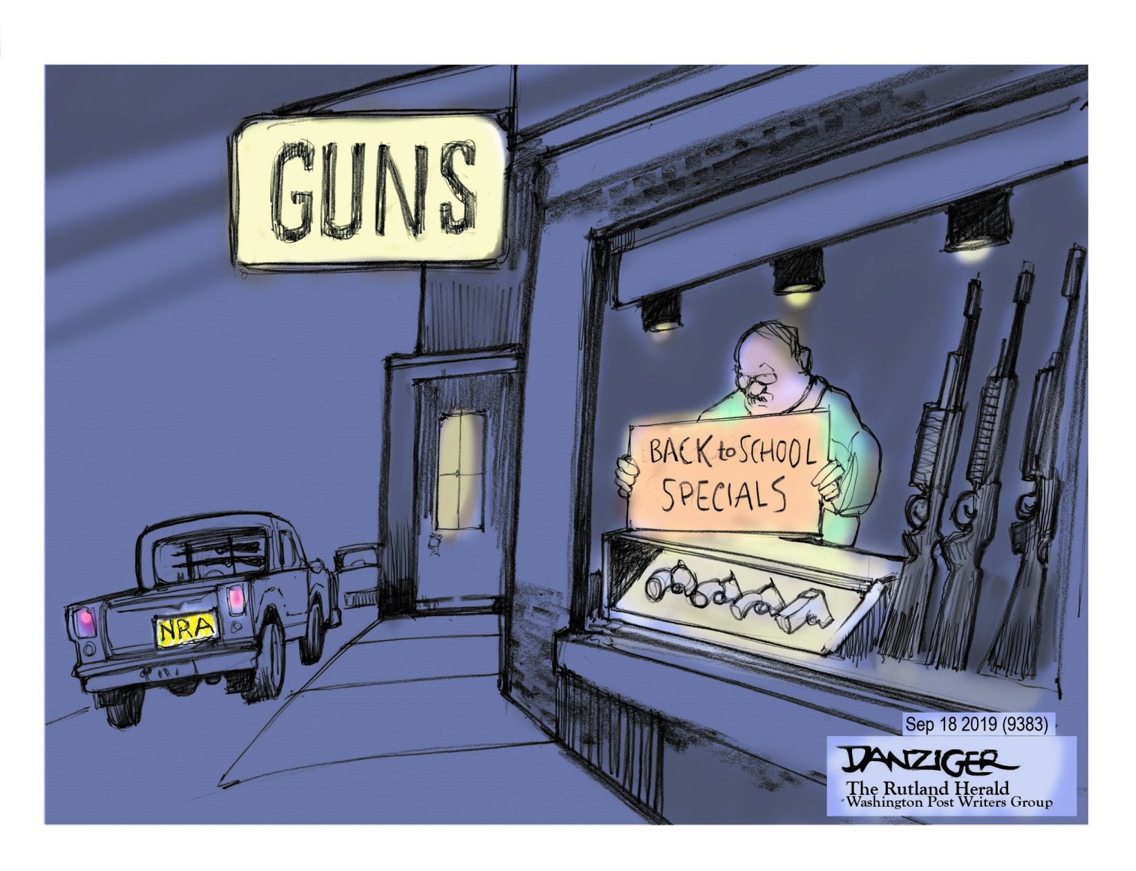 Jeff Danziger cartoon